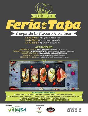 La Feria de la Tapa se reúne en un fin de semana en Malvaloca