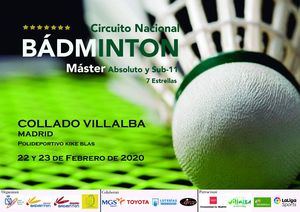 Collado Villalba acoge el Máster Nacional de Bádminton Absoluto y Sub-11