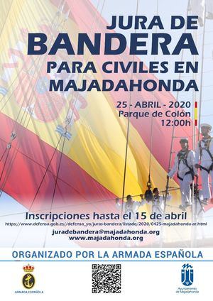 Jura de Bandera para civiles el 25 de abril