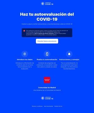 La Comunidad lanza una web y una aplicación sobre el coronavirus