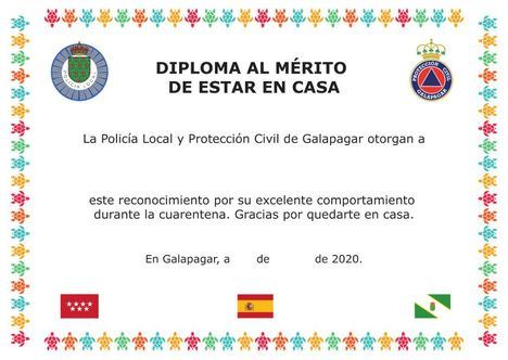 Galapagar concede un diploma a todos los niños por su buen comportamiento