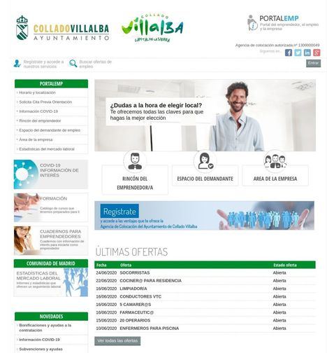 El Ayuntamiento de Collado Villalba estrena Portal de Empleo