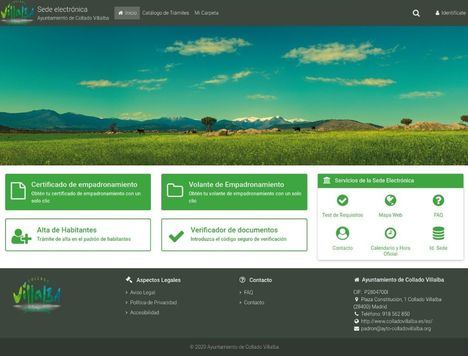 Los vecinos de Collado Villalba ya pueden empadronarse on line