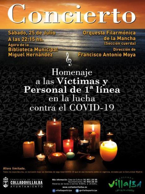 Collado Villalba homenajea a las víctimas y profesionales del COVID-19