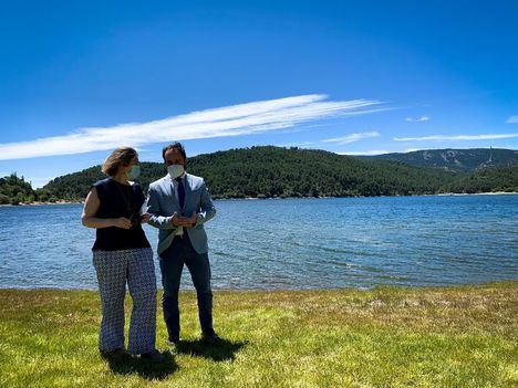 Marta Rivera de la Cruz visita varios municipios de la Sierra de Guadarrama