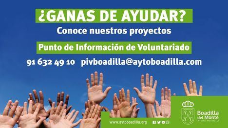 Boadilla inicia una campaña para incentivar el voluntariado