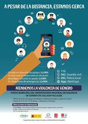 Collado Villalba lanza una campaña destinada a víctimas de violencia de género