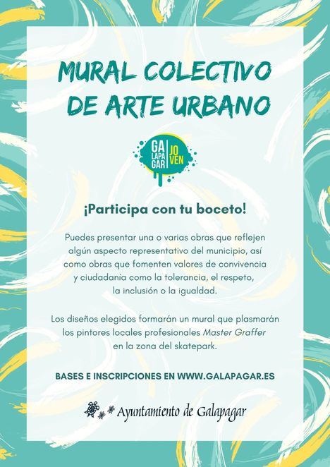 Galapagar invita a los jóvenes artistas locales a participar en un mural colectivo
 