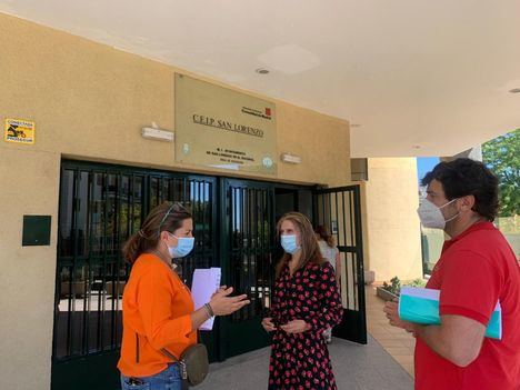 Los centros escolares de San Lorenzo se adaptan para garantizar una vuelta al cole segura