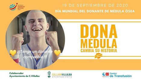 Collado Villalba anima a los jóvenes a registrarse como donantes de médula ósea
 