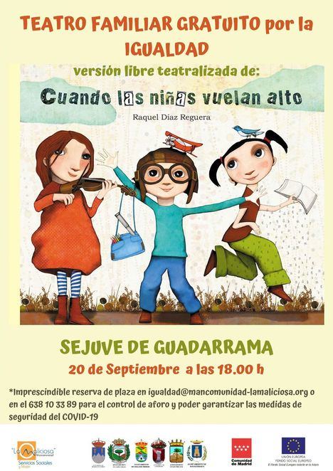 La Maliciosa presenta ‘Cuando las niñas vuelan alto' en el SEJUVE de Guadarrama