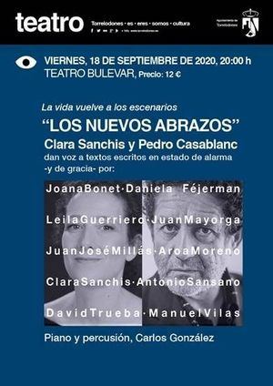 Clara Sanchis y Pedro Casablanc presentan ‘Los Nuevos Abrazos’ en el Bulevar de Torrelodones