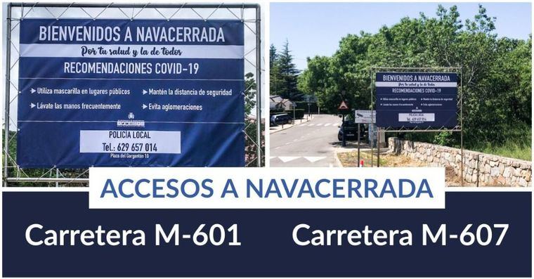 Navacerrada vuelve a restringir los accesos por carretera al término municipal
 