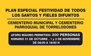 Torrelodones pone en marcha un plan especial con motivo de Todos los Santos
 