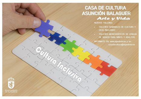 La Casa de Cultura de Alpedrete pone en marcha talleres de cultura y ocio inclusivo