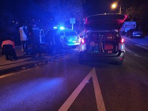 Protección Civil tuvo que asistir este fin de semana a dos jóvenes heridos en la zona del Parque Floridablanca y el Centro Comercial