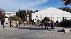 En Collado Villalba los test de antígenos se realizan en la carpa de Malvaloca