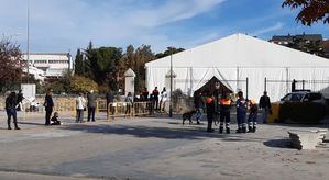 En Collado Villalba los test de antígenos se realizan en la carpa de Malvaloca