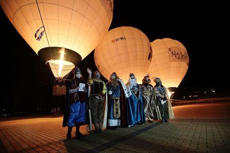 Los Reyes Magos visitan Las Rozas en globo hasta el 5 de enero