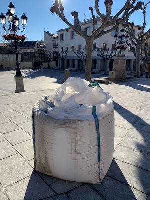 El Escorial distribuye sal entre los vecinos ante la alerta amarilla prevista para estos días