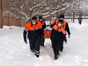 El Escorial agradece públicamente su labor a los voluntarios de Protección Civil durante la borrasca Filomena