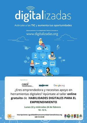 La Mancomunidad La Maliciosa ofrece talleres de habilidades digitales para el emprendimiento y el empleo de mujeres