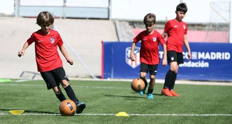 El Atlético de Madrid y el Ayuntamiento de Collado Villalba lanzan una escuela infantil de tecnificación