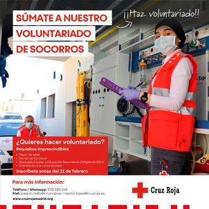La Asamblea Cruz Roja en Collado Villalba busca voluntarios para su base de socorros