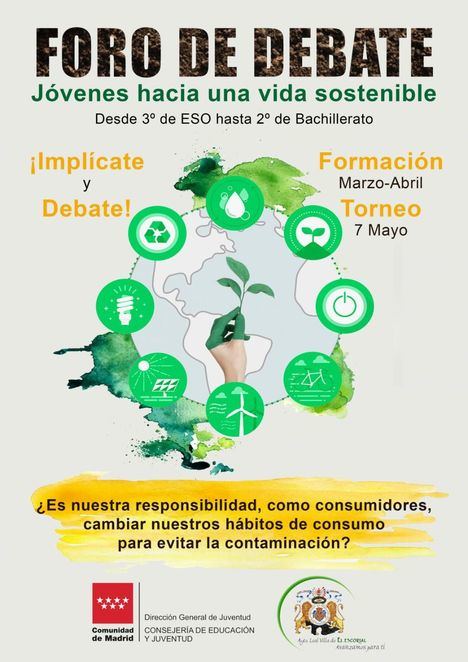 Los estudiantes de Secundaria de El Escorial debaten sobre cambio climático en un torneo online
 