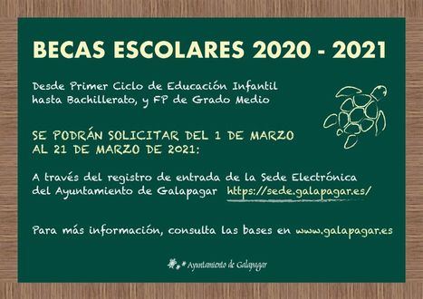 El Ayuntamiento de Galapagar convoca las Becas Escolares para el curso 2020-2021