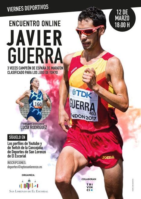 Vuelven los ‘Viernes deportivos’ a San Lorenzo con loa atletas Javier Guerra y Lucía Rodríguez