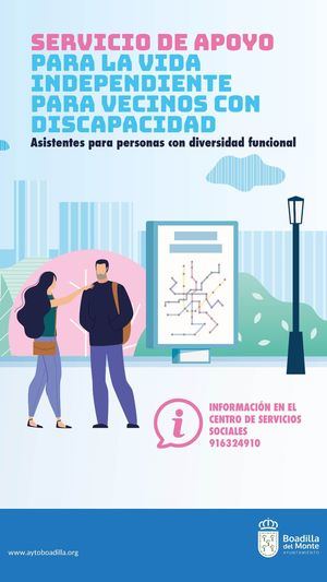 El Ayuntamiento de Boadilla ofrece un servicio de apoyo personalizado a vecinos con diversidad funcional