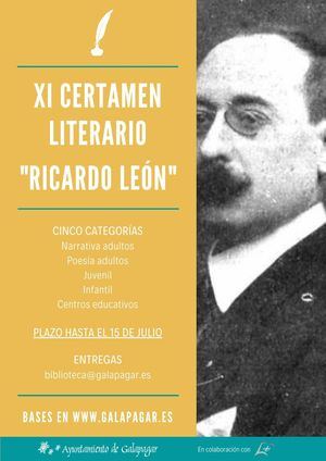 Galapagar convoca el XI Certamen Literario Ricardo León