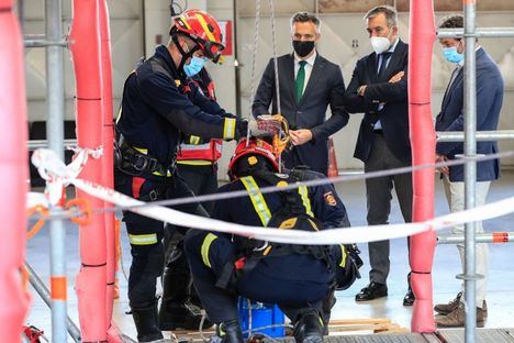 La Comunidad forma a sus aspirantes al Cuerpo de Bomberos en operaciones de salvamento en altura y en espacios confinados