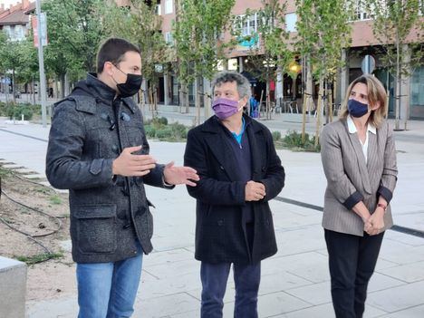 La ministra de Transición Ecológica, Teresa Ribera, visitó Collado Villalba
 