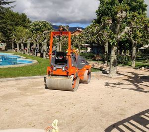 Comienzan las obras de pavimentación de los paseos del Parque Municipal de Guadarrama
