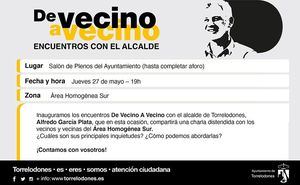 El programa ‘De vecino a vecino’ invita a compartir una charla con el alcalde de Torrelodones