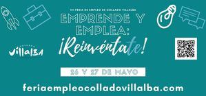 La Feria Emprende y Emplea de Collado Villalba se reinventa en su edición de 2021, que se celebra los días 26 y 27 de mayo
 