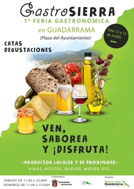 Guadarrama apuesta por el producto local con la celebración de la Feria GastroSierra los días 12 y 13 de junio