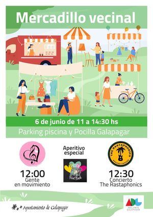 La Asociación Iniciativa por Galapagar organiza un mercadillo vecinal el domingo 6 de junio