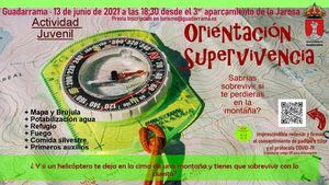 Guadarrama organiza una Jornada de Supervivencia y Orientación en la montaña para jóvenes