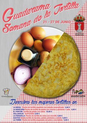 Guadarrama propone un delicioso recorrido por la Semana de la Tortilla