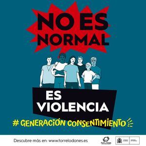 Torrelodones colabora con la campaña de sensibilización ‘No es normal, es violencia’