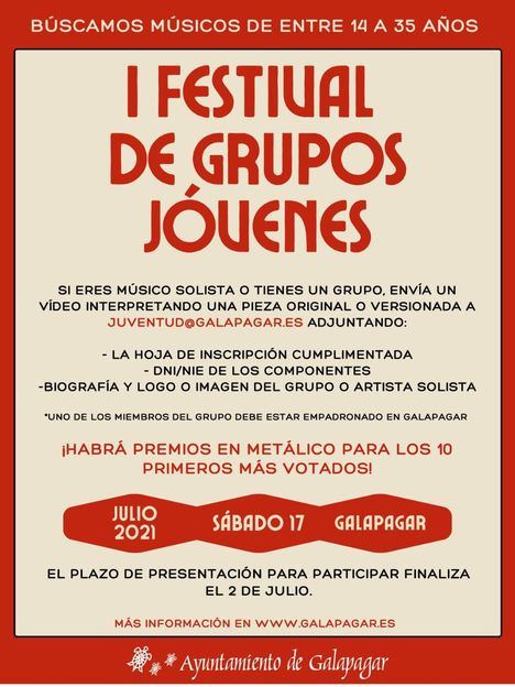 Juventud busca músicos para el Festival de Grupos Jóvenes de Galapagar