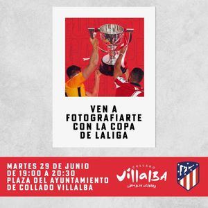 El Atlético de Madrid traerá a Collado Villalba este martes, 29 de junio, la Copa de la Liga