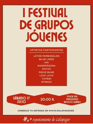 El I Festival de Grupos Jóvenes de Galapagar confirma a todos sus participantes