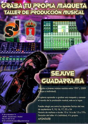 El SEJUVE de Guadarrama pone en marcha un taller básico de producción musical