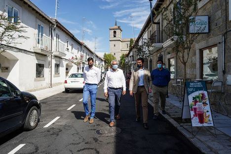 La Comunidad invierte 492.000 euros en las obras de rehabilitación del centro histórico de Valdemorillo