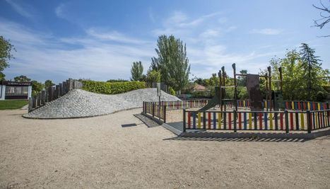 Las Rozas incluirá un juego infantil con forma de locomotora en la renovación del parque Primero de Mayo