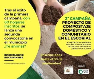 El Ayuntamiento de El Escorial inicia una segunda Campaña de fomento del compostaje doméstico
 